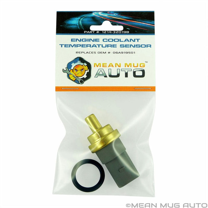 1214-32019B Engine Coolant Temperature Sensor With O-Ring - For: Audi, Volkswagen - Replaces OEM #: 06A919501 - Mean Mug Auto