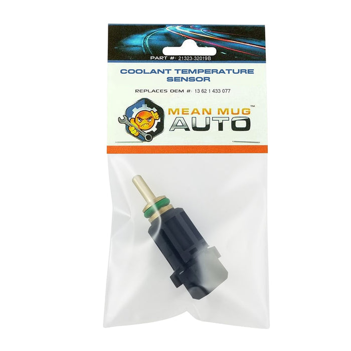 Mean Mug Auto 21323-32019B Coolant Temperature Sensor with O-Ring - Compatible with BMW - Replaces OEM #: 13-62-1-433-077