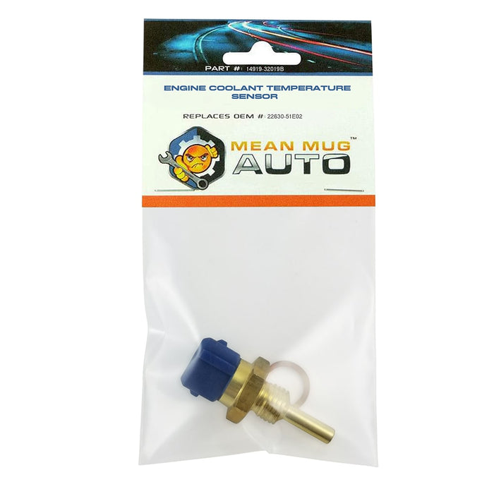 Mean Mug Auto 14919-32019B - Engine Coolant Temperature Sensor - Compatible with Nissan, Infiniti - Replaces OEM #: 22630-51E02