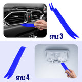 Mean Mug Auto 21149-201515A 5 Pcs Trim Removal Set for Car Door Clip Panel Radio Audio Dashboard Installer Pry Tool Set with Fastener Remover