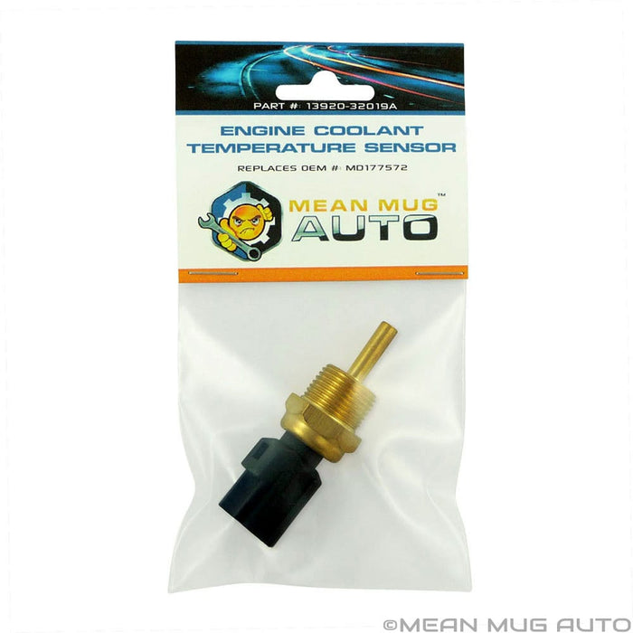 13920-32019A Engine Coolant Temperature Sensor - For: Mitsubishi, Chrysler, Dodge - Replaces OEM #: MD177572, MD182467, 1580487, 2132761, 3922035710 - Mean Mug Auto