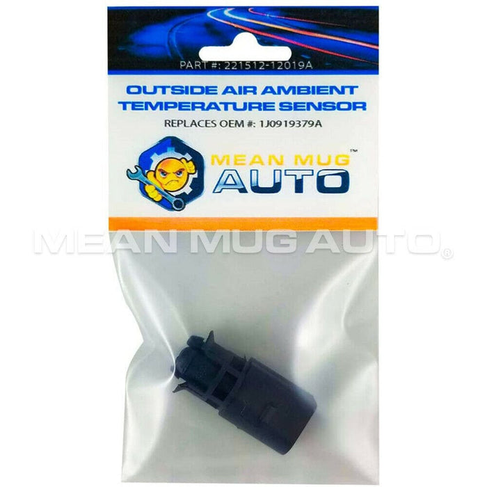 Mean Mug Auto 221512-12019A Outside Air Ambient Temperature Sensor - Compatible with Volkswagen Beetle, Jetta - Replaces OEM #: 1J0919379A