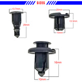Mean Mug Auto 81514-2183A 50x Bumper Fender Clips - 10mm Plastic Rivets - Fender Liner Fasteners - Fit for Honda, Acura - Replaces OEM 91503-SZ3-003