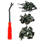 61 Pcs Blind Rivets Fender Flare Clips, Bumper clips Kit Replaces Chrysler Jeep Wrangler Ford 6506007AA 68039280-AA 6030441 with Fastener Remover