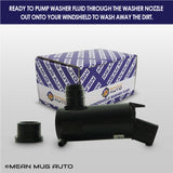 201525-232316F Windshield Washer Pump w/ Grommet - For: Hyundai, Kia - Replaces OEM #: 98510-26000, 9851-1C000, 98510-2G000, 98510-1C500 - Mean Mug Auto
