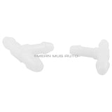 Mean Mug Auto 21149-23819A 2x Windshield Washer Hose T Splitter Connector - Universal