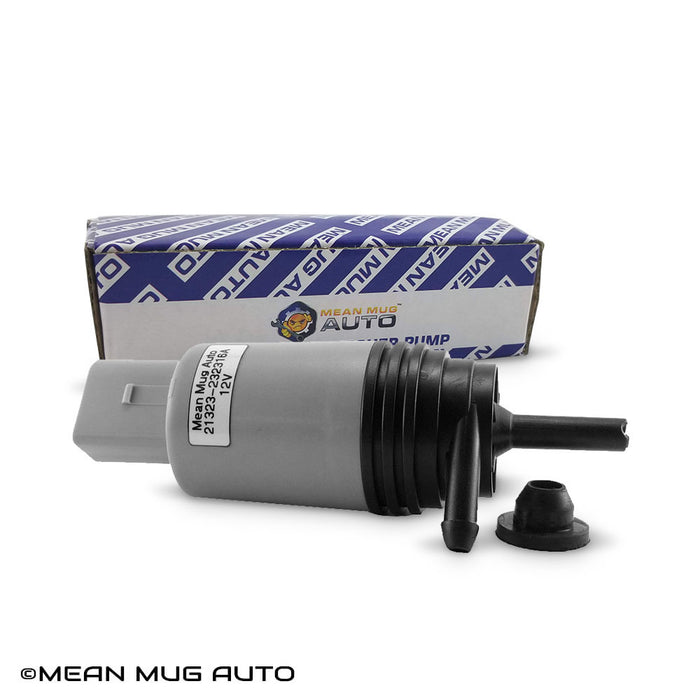 Mean Mug Auto 21323-232316A Windshield Washer Pump w/ Grommet - for: BMW - Replace OEM #: 67126934159, 67127302589