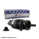 21323-232316B Windshield Washer Pump w/ Grommet - For: BMW, Mercedes-Benz - Replaces OEM #: 67128362154, 67128377612 - Mean Mug Auto