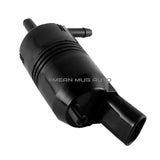 385-232316A Windshield Washer Pump (Front) w/ Grommet - For: Chevrolet (Chevy), GMC, Buick, Pontiac, Oldsmobile, Isuzu, & Cadillac - Replaces OEM #: 22127652, 22127653, 89025062, 89001122 - Mean Mug Auto