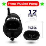 385-232316A Windshield Washer Pump (Front) w/ Grommet - For: Chevrolet, Buick, Pontiac, Oldsmobile Cadillac - For OEM # 22127652, 22127653, 89001122
