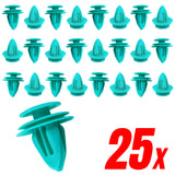Mean Mug Auto 201225-3129A Door Trim Panel Retainer 9mm Hole Clips For Toyota - Replaces OEM #: 90467-10188, 90467-A0005