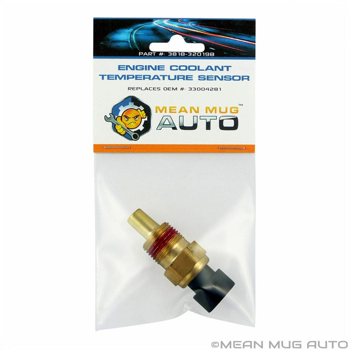 3818-32019B Engine Coolant Temperature Sensor - For: Chrysler, Dodge, Jeep, Plymouth, Mitsubishi - Replaces OEM #: 33004281 - Mean Mug Auto