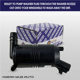 385-232316C Windshield Washer Pump - For: Chevrolet, Toyota, Lexus & More - Replaces OEM #: 22156171, 85330-06030 - Mean Mug Auto