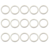 Mean Mug Auto 221512-15167A 15x Aluminum Oil Drain Plug Gasket Crush Washers - Compatible with Volvo - Replaces OEM #: 977751