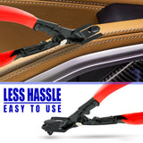 Mean Mug Auto 21149-201515B 3 PCS Universal Clip Pliers and Fastener Removal Tool Set, Car upholstery Repair Kit For Door Panel Dashboard Clip Removal