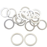 Mean Mug Auto 221512-15167A 15x Aluminum Oil Drain Plug Gasket Crush Washers - Compatible with Volvo - Replaces OEM #: 977751