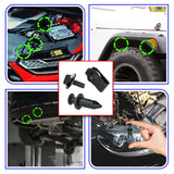 Mean Mug Auto 6915-6119A 35x Engine Under Cover Body Bolts Splash Shield Guard Rivets Bumper Fender Clips and Extruded U-Nuts Kit for Nissan Infiniti