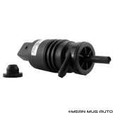 21323-232316B Windshield Washer Pump w/ Grommet - For: BMW, Mercedes-Benz - Replaces OEM #: 67128362154, 67128377612 - Mean Mug Auto