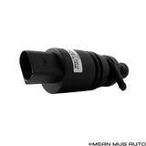 21323-232316B Windshield Washer Pump w/ Grommet - For: BMW, Mercedes-Benz - Replaces OEM #: 67128362154, 67128377612 - Mean Mug Auto