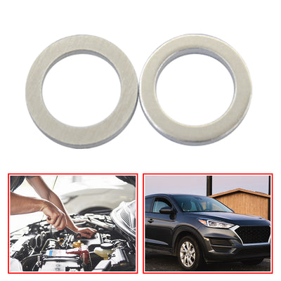 Mean Mug Auto 82521-15167A 20x Oil Pan Drain Plug Gaskets - Crush Washers - Compatible with Hyundai, Kia - Replaces OEM #: 21513-23001