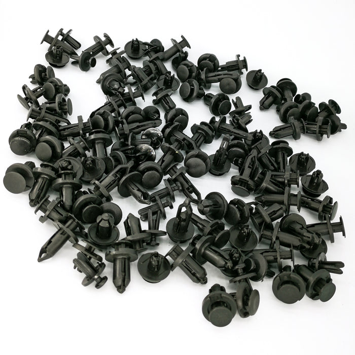 30 Pcs Plastic Fender Bumper Clips Expanding Screw Rivets for Toyota 