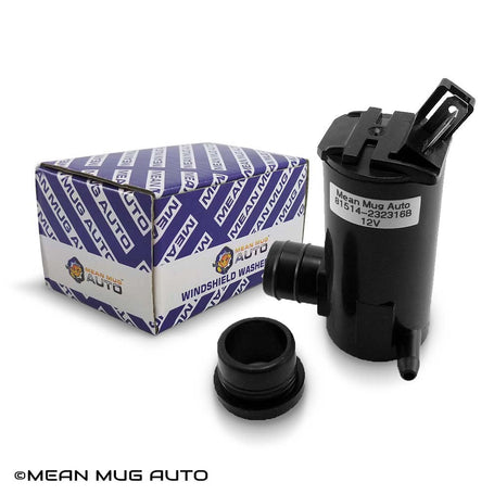 81514-232316B Windshield Washer Pump w/ Grommet - For: Honda, Acura, Suzuki - Replaces OEM #: 38512-SC4-673, TR11602, 177132, 8-6720, 38512SDAA01 - Mean Mug Auto