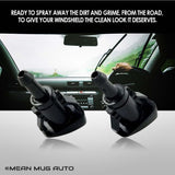 3818-232314C (Two) Front Windshield Washer Nozzles - For: Chrysler, Dodge - Replaces OEM #: 5116079AA - Mean Mug Auto