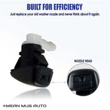 4154-232314B (Two) Front Windshield Washer Nozzles - For: Dodge Dart - Replaces OEM #: 68081370AB - Mean Mug Auto