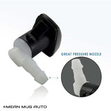 4154-232314B (Two) Front Windshield Washer Nozzles - For: Dodge Dart - Replaces OEM #: 68081370AB - Mean Mug Auto