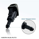 1055-232314C (Two) Front Windshield Washer Nozzles - For: Chrysler, Dodge, Jeep. Ram - Replaces OEM #: 5303833AA - Mean Mug Auto