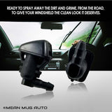 61518-232314B (Two) Front Windshield Washer Nozzles - For: Ford - Replaces OEM #: BC3Z-17603-A - Mean Mug Auto