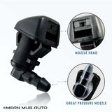 61518-232314B (Two) Front Windshield Washer Nozzles - For: Ford - Replaces OEM #: BC3Z-17603-A - Mean Mug Auto