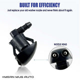 1055-232314D (Two) Front Windshield Washer Nozzles - For: Jeep Grand Cherokee - Replaces OEM #: 55079049AA - Mean Mug Auto