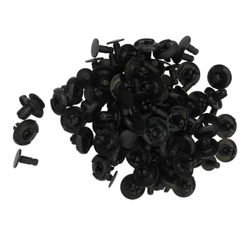 Mean Mug Auto 81514-6163A 50x Fender Liner Push Type Retainer Clips - Compatible with Honda, Acura, Civic - Replaces OEM #: 91501-S04-003