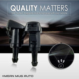 3818-232314C (Two) Front Windshield Washer Nozzles - For: Chrysler, Dodge - Replaces OEM #: 5116079AA - Mean Mug Auto