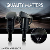 1055-232314C (Two) Front Windshield Washer Nozzles - For: Chrysler, Dodge, Jeep. Ram - Replaces OEM #: 5303833AA - Mean Mug Auto