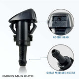 3818-232314C (Two) Front Windshield Washer Nozzles - For: Chrysler, Dodge - Replaces OEM #: 5116079AA - Mean Mug Auto
