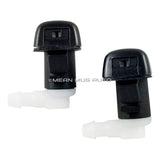4154-232314B (Two) Front Windshield Washer Nozzles - For: Dodge Dart - Replaces OEM #: 68081370AB - Mean Mug Auto