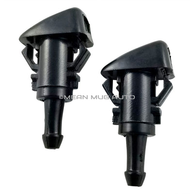 7133-232314B (Two) Front Windshield Washer Nozzles - For: Chevrolet (Chevy), GMC, Buick, Oldsmobile - Replaces OEM #: 15878745 - Mean Mug Auto