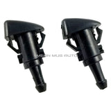 3818-232314A (Two) Front Windshield Washer Nozzles - For: Chrysler, Dodge, Ram - Replaces OEM #: 4805742AB - Mean Mug Auto
