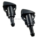 1055-232314C (Two) Front Windshield Washer Nozzles - For: Chrysler, Dodge, Jeep. Ram - Replaces OEM #: 5303833AA - Mean Mug Auto