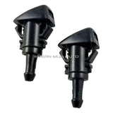 3818-232314A (Two) Front Windshield Washer Nozzles - For: Chrysler, Dodge, Ram - Replaces OEM #: 4805742AB - Mean Mug Auto