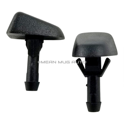 221512-232314A (Two) Front Windshield Washer Nozzles - For: Volvo - Replaces OEM #: 30655605 - Mean Mug Auto