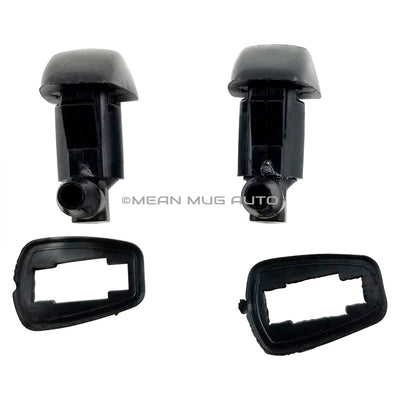 1055-232314D (Two) Front Windshield Washer Nozzles - For: Jeep Grand Cherokee - Replaces OEM #: 55079049AA - Mean Mug Auto