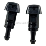 3818-232314A (Two) Front Windshield Washer Nozzles - For: Chrysler, Dodge, Ram - Replaces OEM #: 4805742AB - Mean Mug Auto