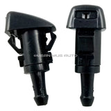 4154-232314A (Two) Front Windshield Washer Nozzles - For: Dodge Caliber - Replaces OEM #: 05160308AA - Mean Mug Auto