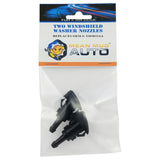 1055-232314C (Two) Front Windshield Washer Nozzles - For: Chrysler, Dodge, Jeep. Ram - Replaces OEM #: 5303833AA - Mean Mug Auto