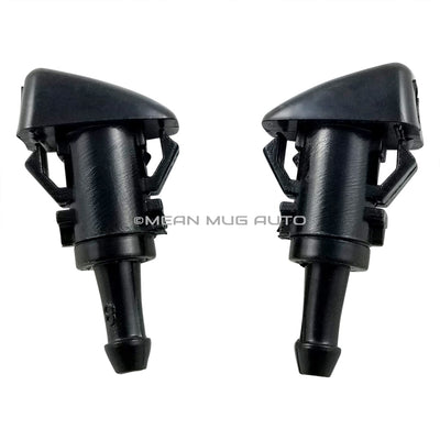 1055-232314C (Two) Front Windshield Washer Nozzles - For: Chrysler, Dodge, Jeep. Ram - Replaces OEM #: 5303833AA - Mean Mug Auto