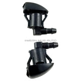 1055-232314D (Two) Front Windshield Washer Nozzles - For: Jeep Grand Cherokee - Replaces OEM #: 55079049AA - Mean Mug Auto