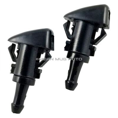3818-232314A (Two) Front Windshield Washer Nozzles - For: Chrysler, Dodge, Ram - Replaces OEM #: 4805742AB - Mean Mug Auto